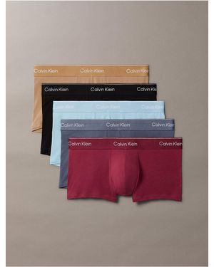 Calvin Klein Icon Cotton Stretch 5-Pack Low Rise Trunk - Multicolor