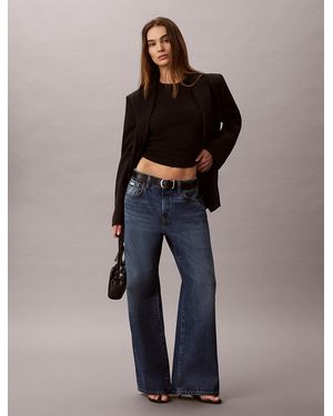 Calvin Klein Wide Leg Jeans - Blue