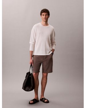 Calvin Klein Soft Modal Drawstring Shorts - Pink