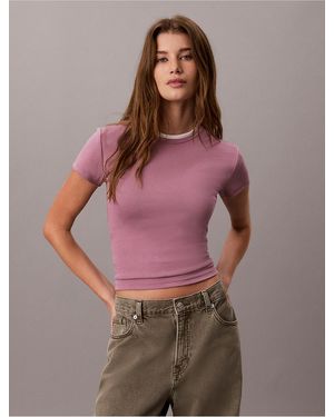 Calvin Klein Calvin Klein Refined Baby Tee - Multicolor