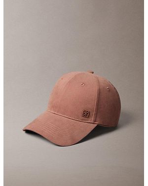 Calvin Klein Emblem Monogram Logo Baseball Cap - Pink