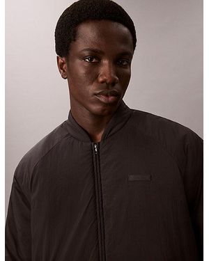 Calvin Klein Sport Commuter Bomber Jacket - Brown
