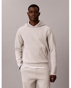 Calvin Klein Sport Performance Double Knit Sweatshirt - Natural