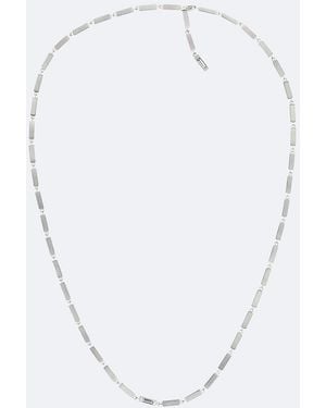 Calvin Klein Collana A Catena Con Barre Essential Links - Bianco