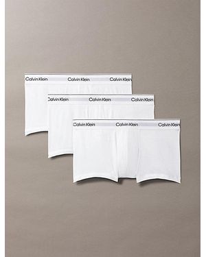 Calvin Klein 3Er-Pack Hüft-Shorts - Mettallic