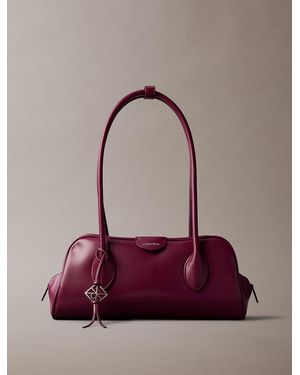 Calvin Klein Trio Compartment Shoulder Bag - Purple