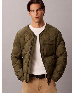 Calvin Klein Jeans Lightweight Quilted Down Jacket - Brown