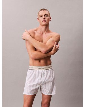 Calvin Klein Boxershorts Aus Baumwoll-Popeline - Pink
