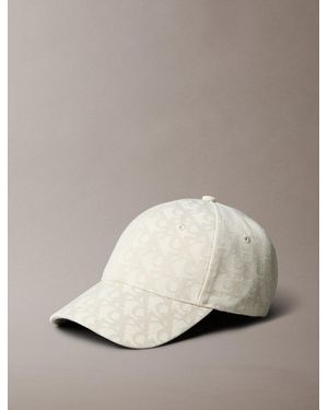 Calvin Klein Casquette En Jacquard Avec Logo - Neutre