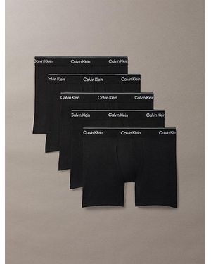 Calvin Klein 5 Pack Boxer Briefs - Black