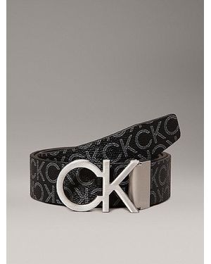 Calvin Klein Recycled Reversible Logo Belt - Multicolour
