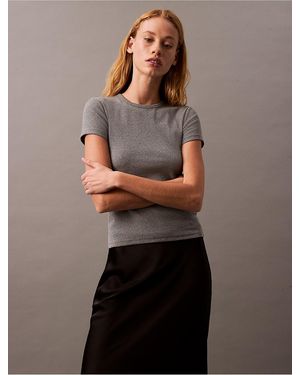 Calvin Klein Calvin Klein Cotton Contour Rib T-Shirt - Multicolor