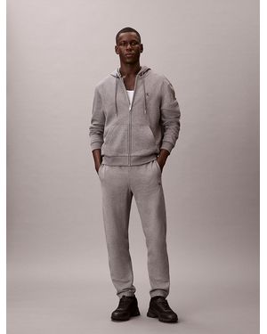 Calvin Klein Relaxed Cotton Terry Joggers - Multicolour