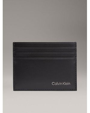 Calvin Klein Leren Rfid-Pashouder - Grijs