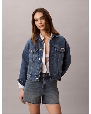 Calvin Klein 90S Denim Jacket - Blue