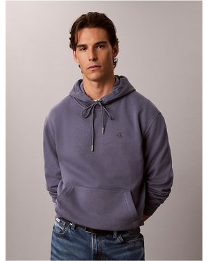 Calvin Klein Calvin Klein Monogram Relaxed Hoodie - Gray