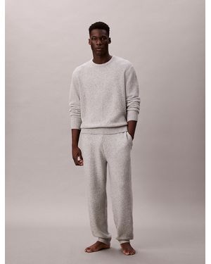 Calvin Klein Lounge Crewneck Sweatshirt - Natural