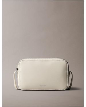 Calvin Klein Foil Logo Camera Bag - Natural