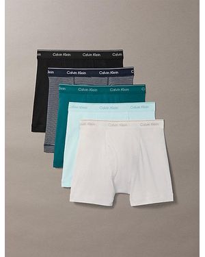 Calvin Klein 5Er-Pack Lange Boxershorts - Mehrfarbig