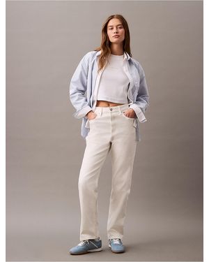 Calvin Klein Calvin Klein High Rise Straight Jeans - Multicolor