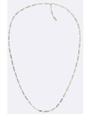 Calvin Klein Jeans Essential Links Bar Chain Necklace - White