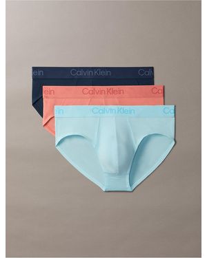 Calvin Klein Ultra Soft Modal 3-Pack Hip Brief - Gray