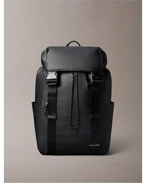 Calvin Klein Utility Sport Flap Backpack - Black