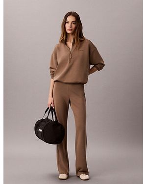 Calvin Klein Sport Smooth Knit Joggers - Brown