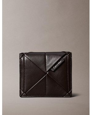 Calvin Klein Rfid-Pashouder Met Geweven Embleem - Grijs