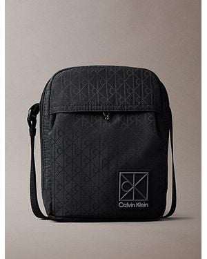Calvin Klein Water Repellent Crossbody Camera Bag - Black