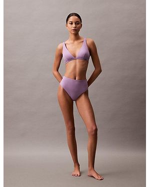 Calvin Klein Triangel Bikinitop - Paars