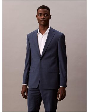 Calvin Klein Slim Fit Suit Jacket - Blue