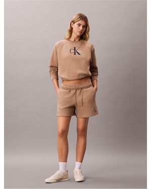 Calvin Klein Calvin Klein Monologo Relaxed Crewneck Sweatshirt - Multicolor