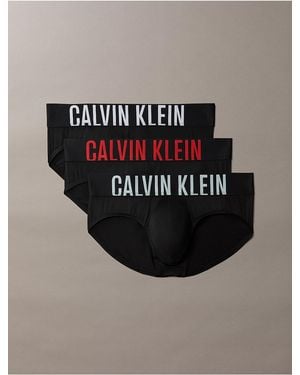 Calvin Klein Intense Power Micro 3-Pack Hip Brief - Multicolor