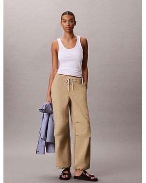 Calvin Klein Pantalones holgados de nailon suave - Multicolor