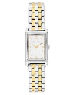 Calvin Klein Ck Light Rectangular Bracelet Watch - Metallic