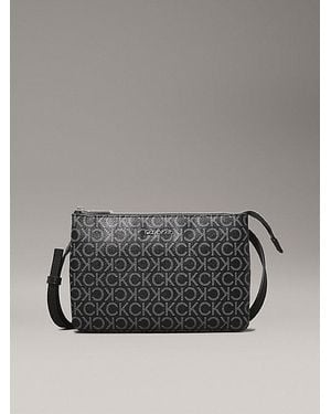 Calvin Klein Crossbody Logo Pouch - Grey