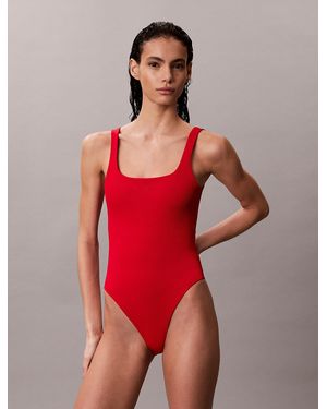 Calvin Klein Shapewear Swimsuit - Red