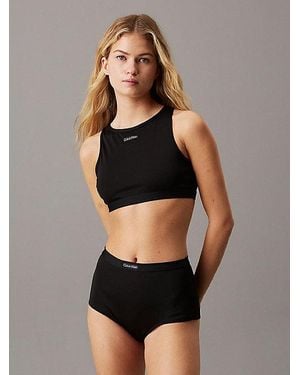 Calvin Klein Bralette Bikini-Top - Schwarz