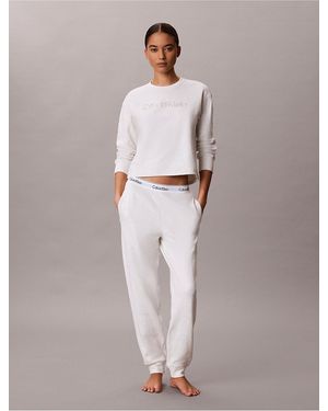 Calvin Klein Modern Terry Sweatpants - Gray