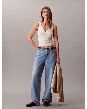 Calvin Klein Calvin Klein Relaxed Barrel Jeans - Blue