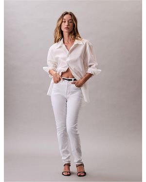 Calvin Klein Calvin Klein High Rise Skinny Fit Jeans - Pink