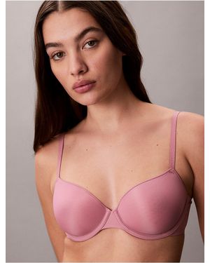 Calvin Klein Lightly Lined Demi Bra Perfectly Fit Ultralight - Pink