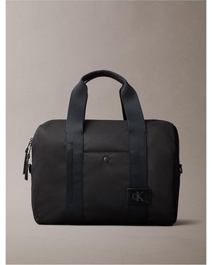 Calvin Klein Canvas Duffle Bag - Gray