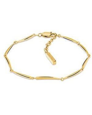 Calvin Klein Jeans Elongated Drops Plated Steel Bracelet - White