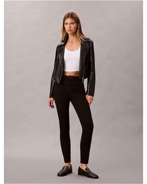 Calvin Klein Calvin Klein High Rise Skinny Jeans - Natural
