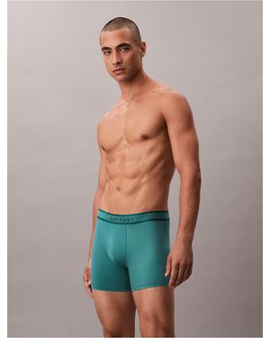 Calvin Klein Tonal Logo Micro Boxer Brief - Green