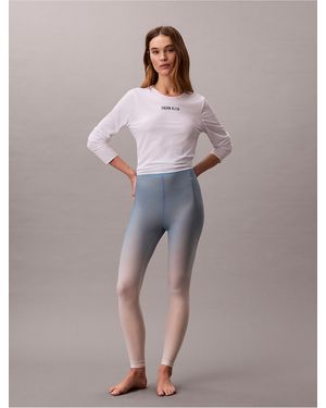 Calvin Klein Thermal Invisible Baselayer Leggings - Blue