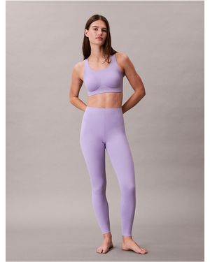 Calvin Klein Calvin Klein Invisibles High Waist Leggings - Purple