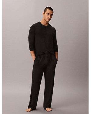 Calvin Klein Pyjama Trousers Ultra Soft Modal - Black